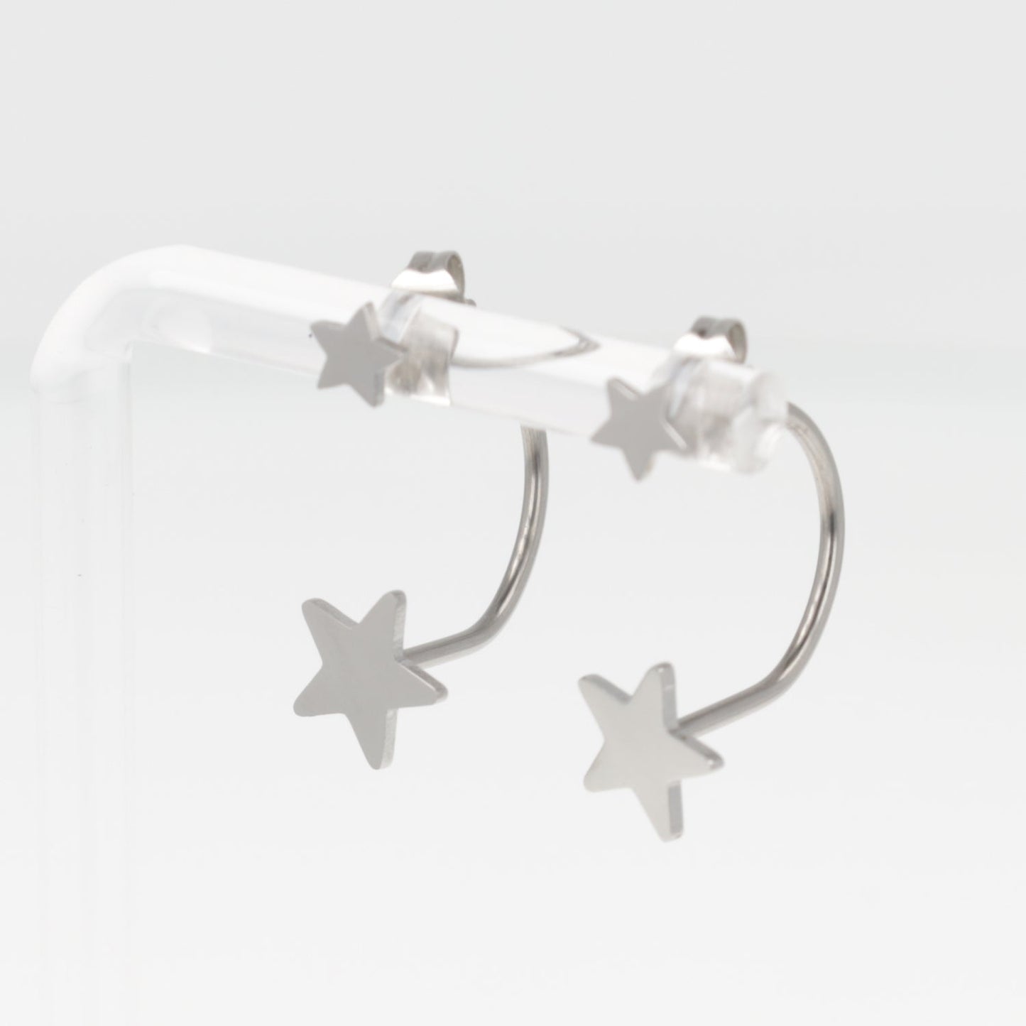 Star Ear Jacket Earrings