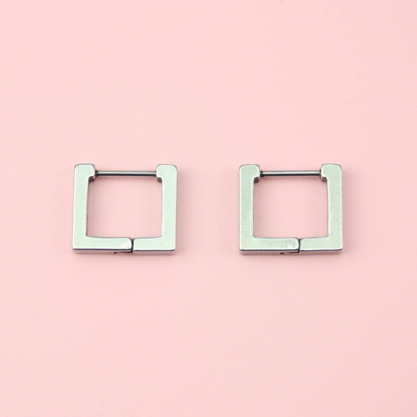Square Huggie Earrings