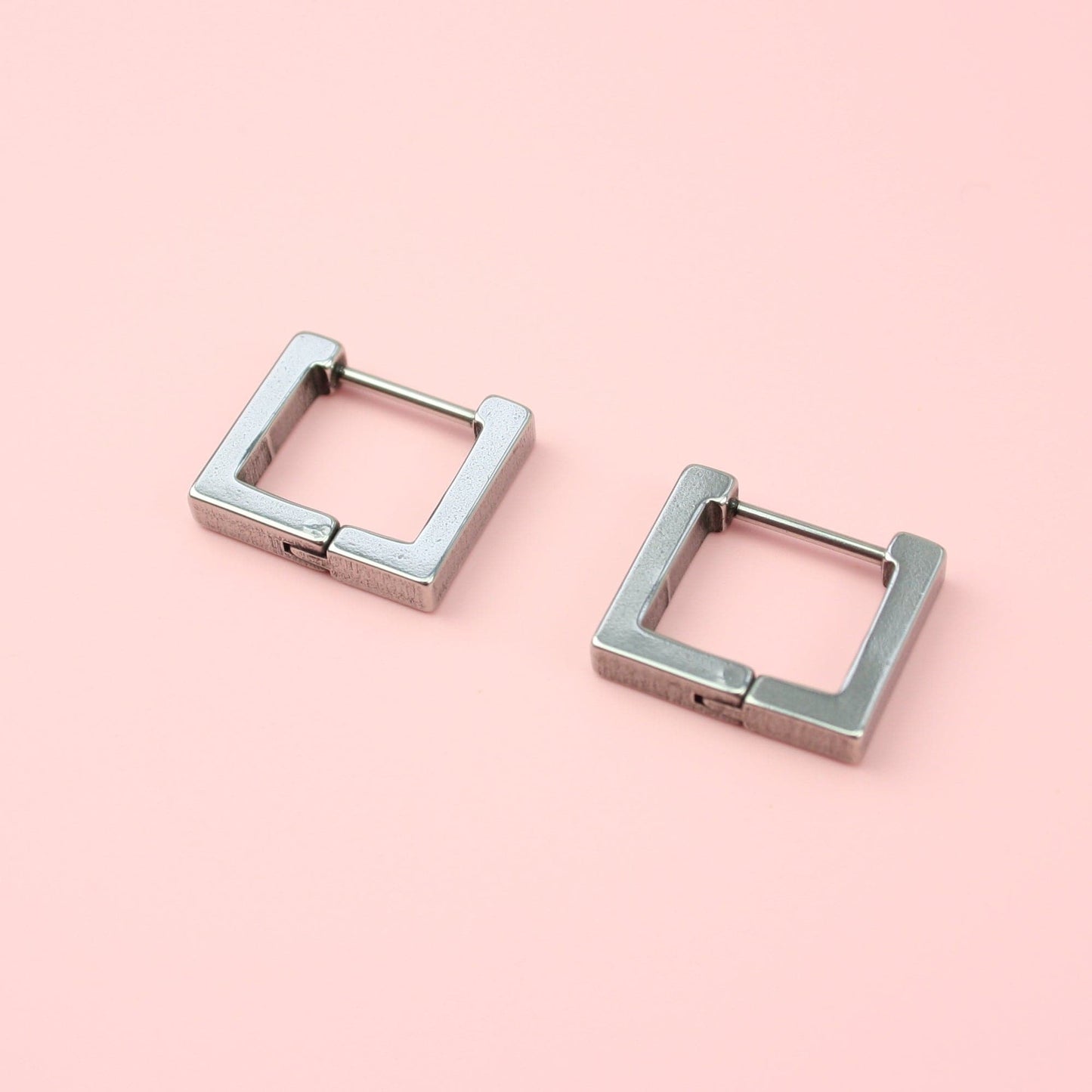 Square Huggie Earrings