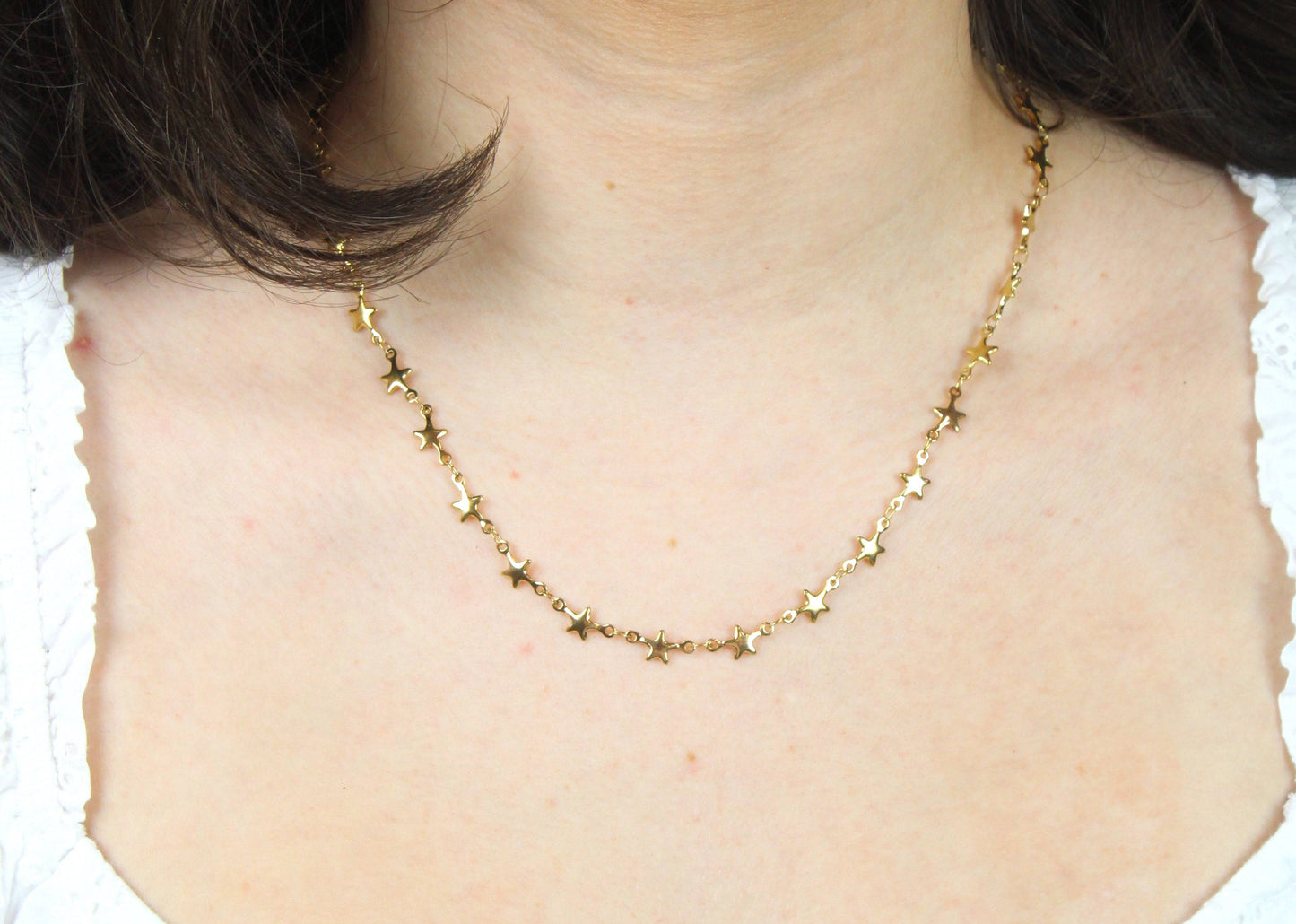 Star Necklace (Gold Plated)
