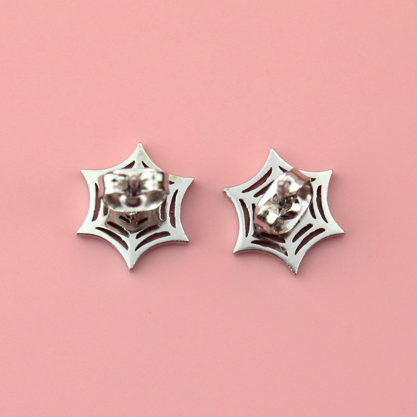 Spider Web Stud Earrings