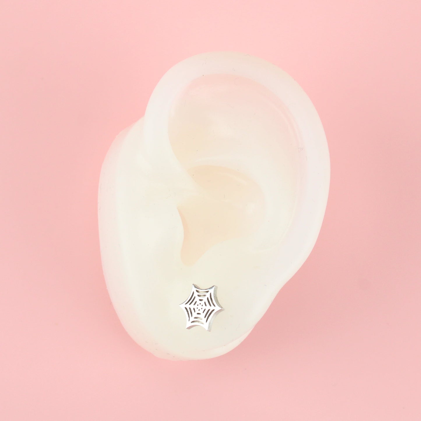 Spider Web Stud Earrings