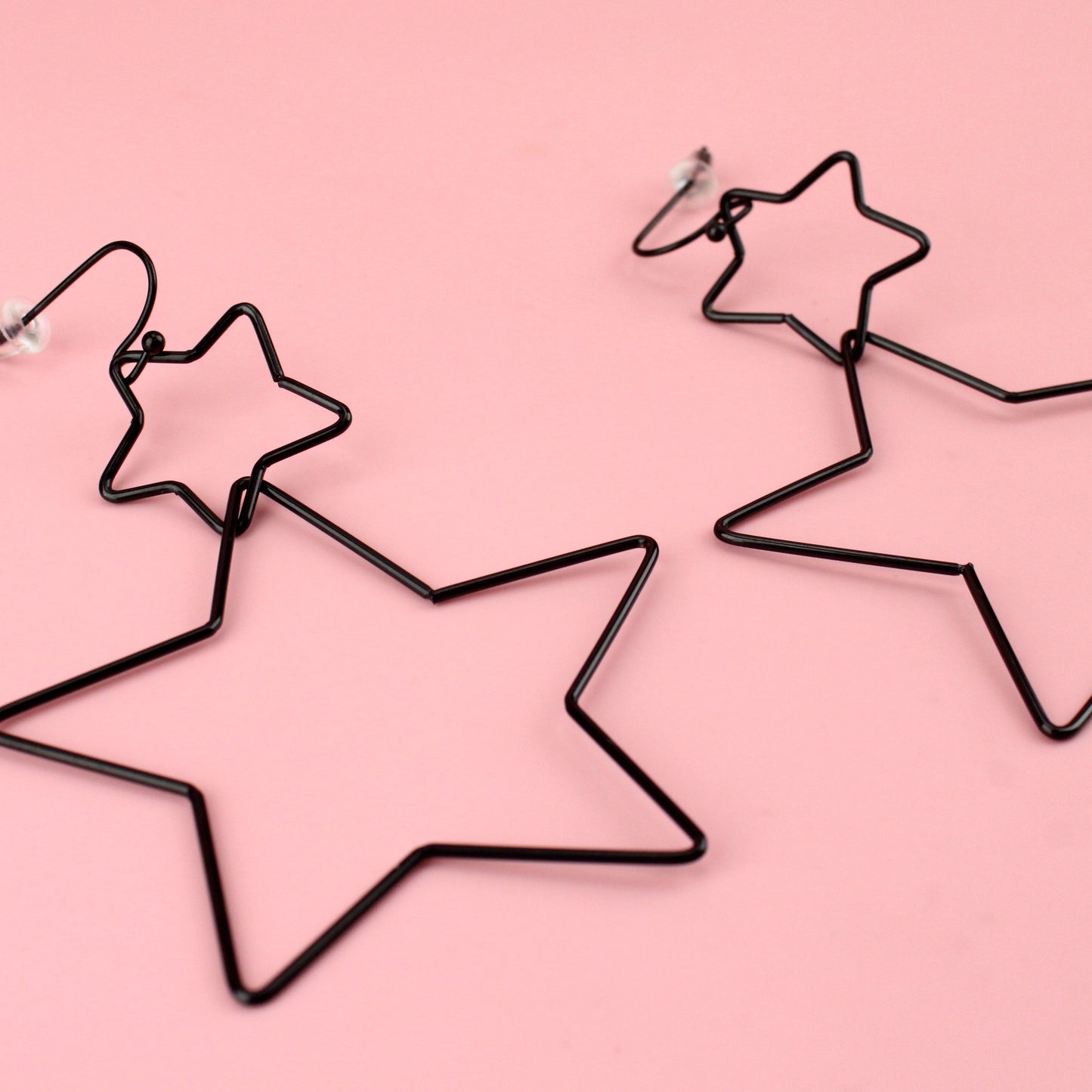 Star Crossed Earrings (Black)