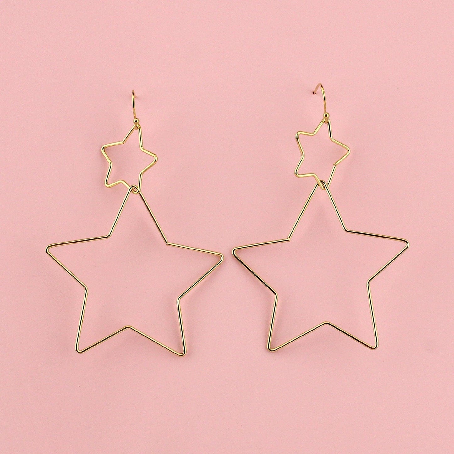 Star Crossed Earrings (Gold)