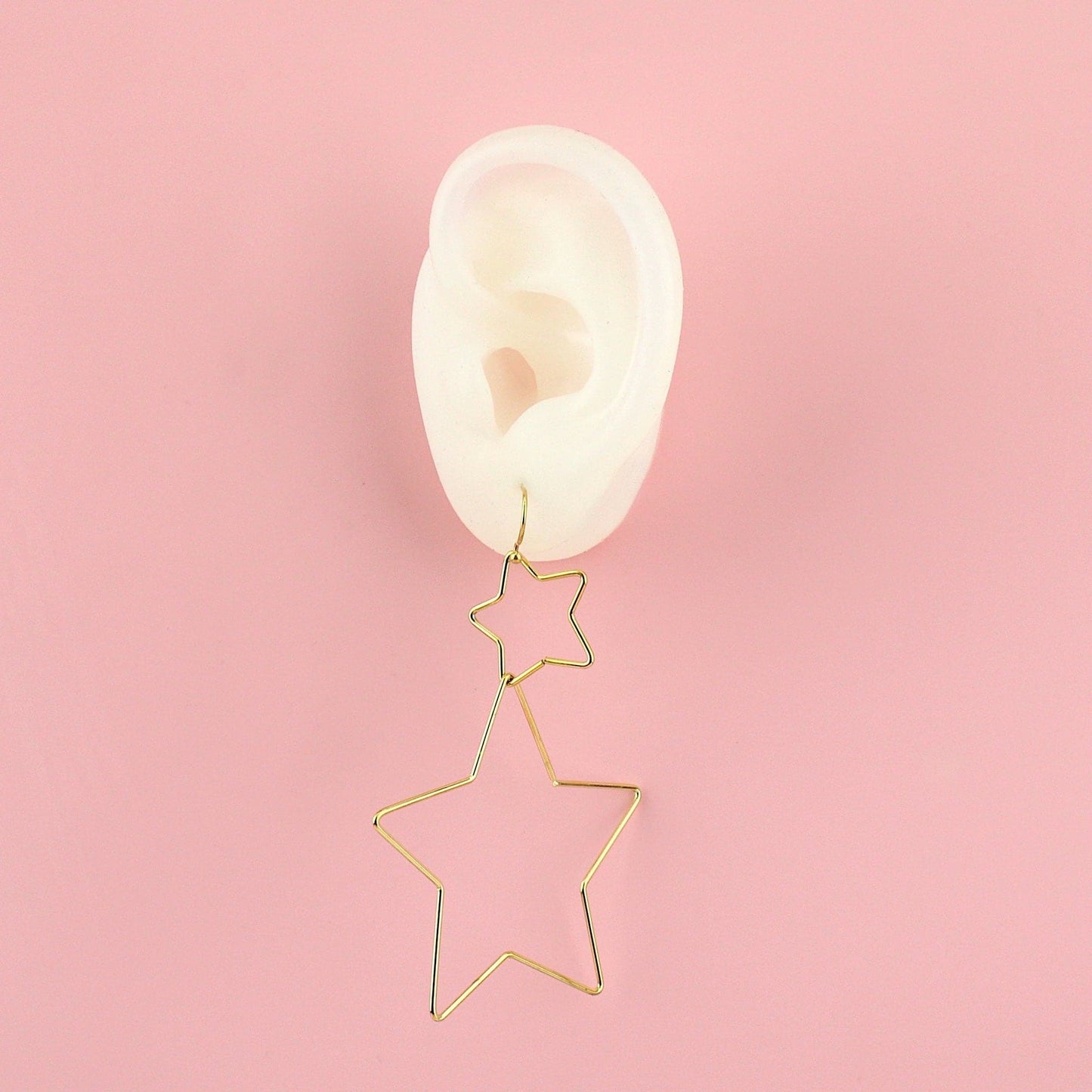 Star Crossed Earrings (Gold)