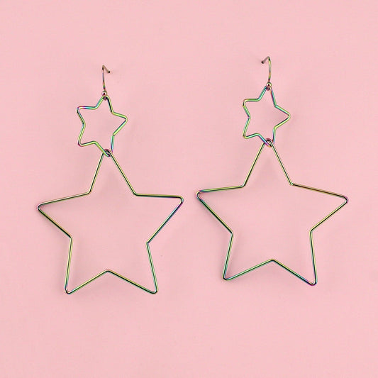Star Crossed Earrings (Rainbow)