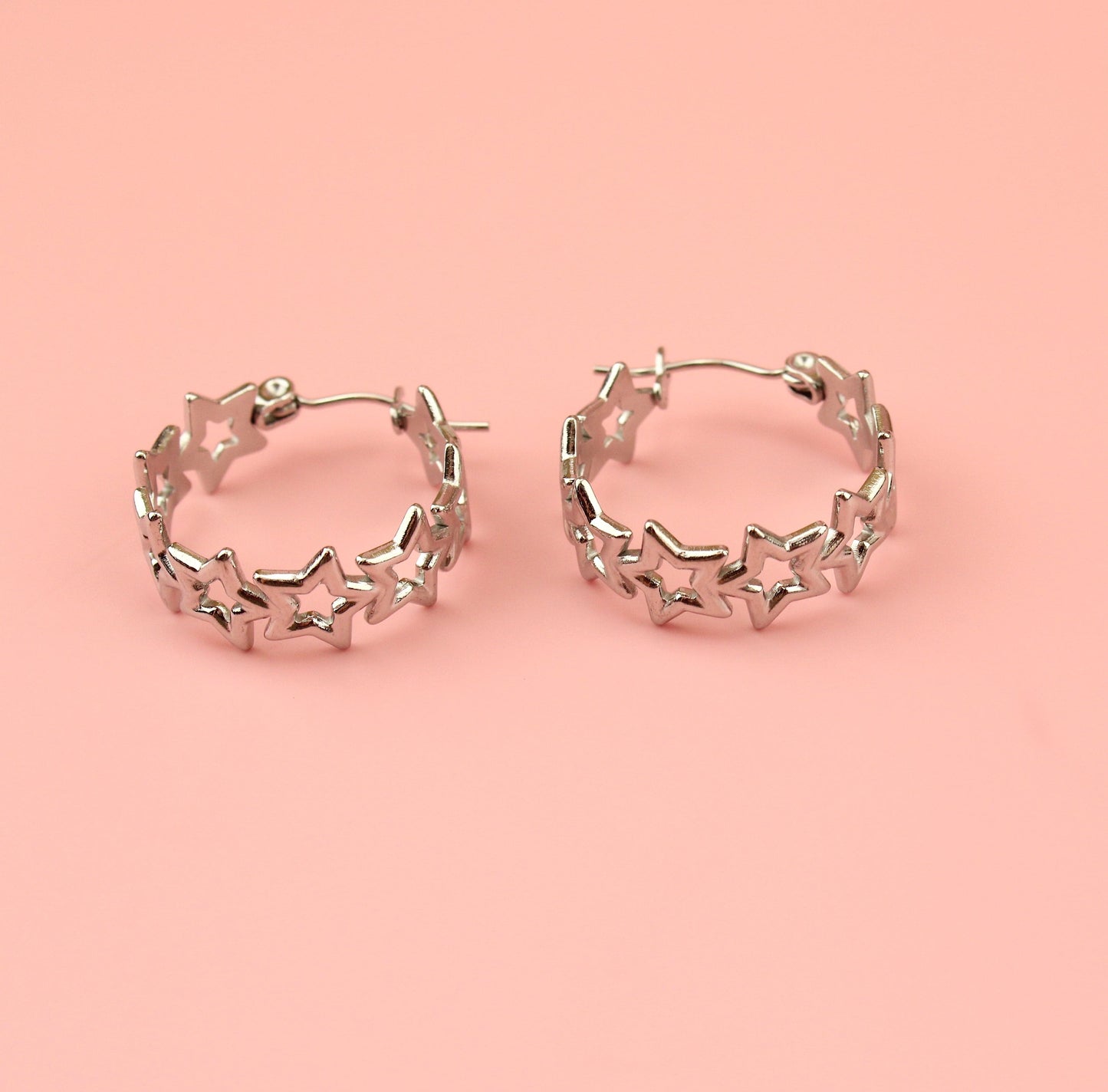 Stardust Hoop Earrings