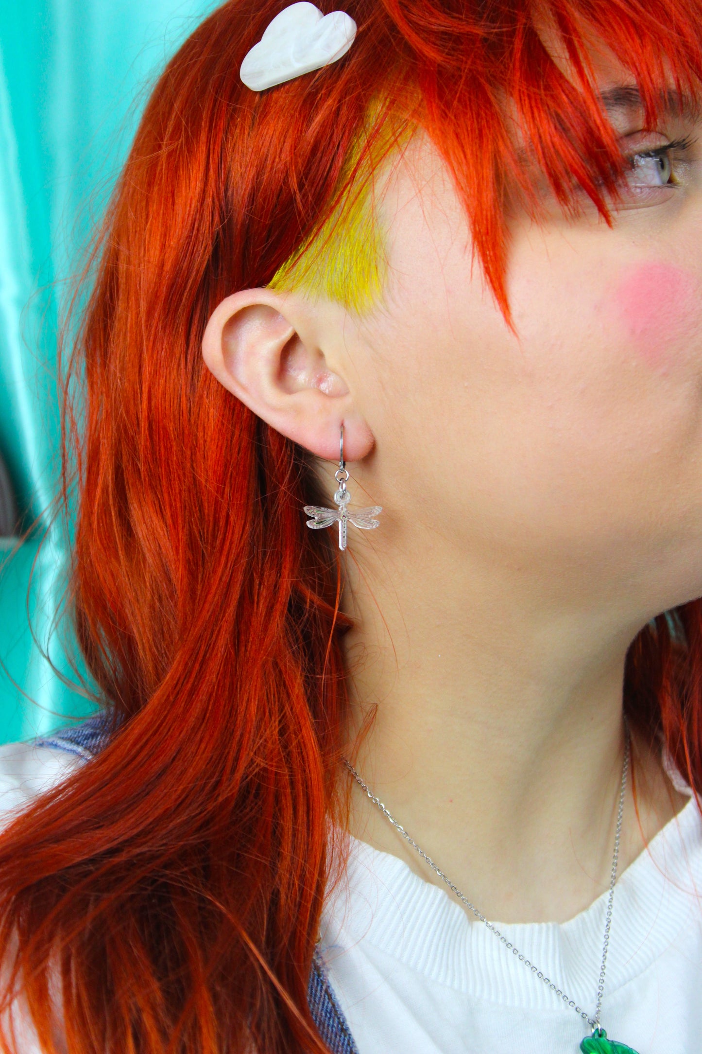 Sparx Dragonfly Huggie Hoop Earrings