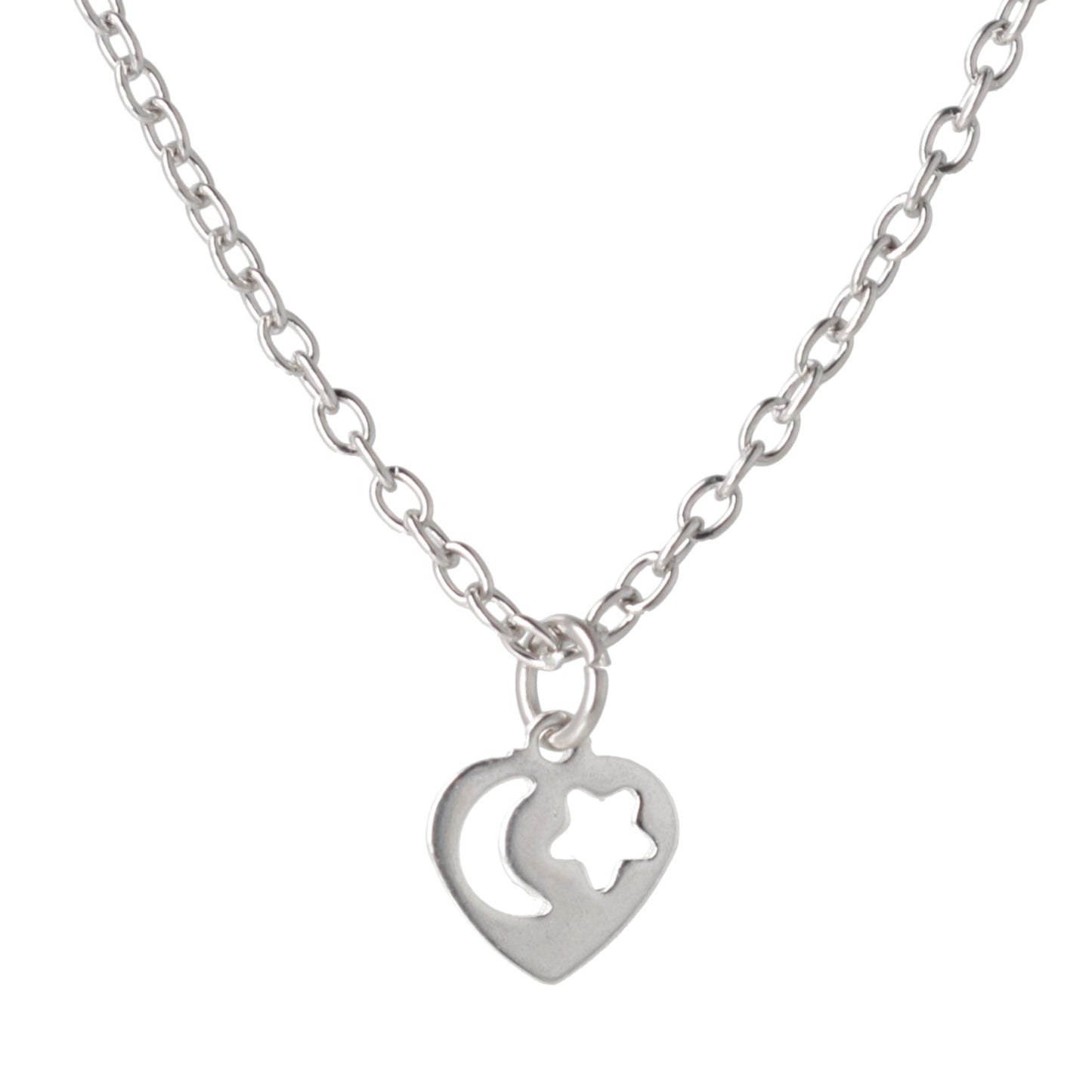 Starry Night Heart Necklace