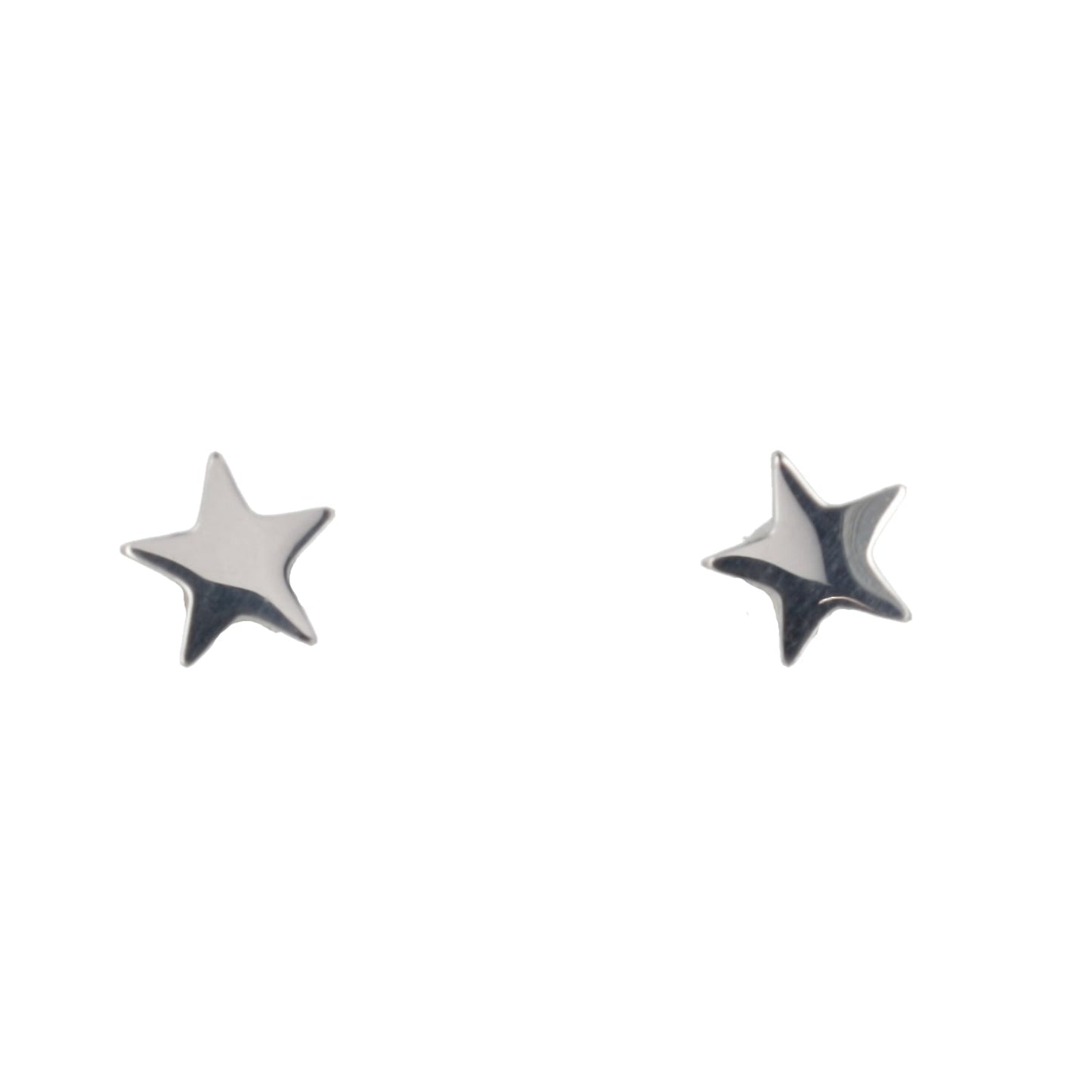 Star Screw On Stud Earrings