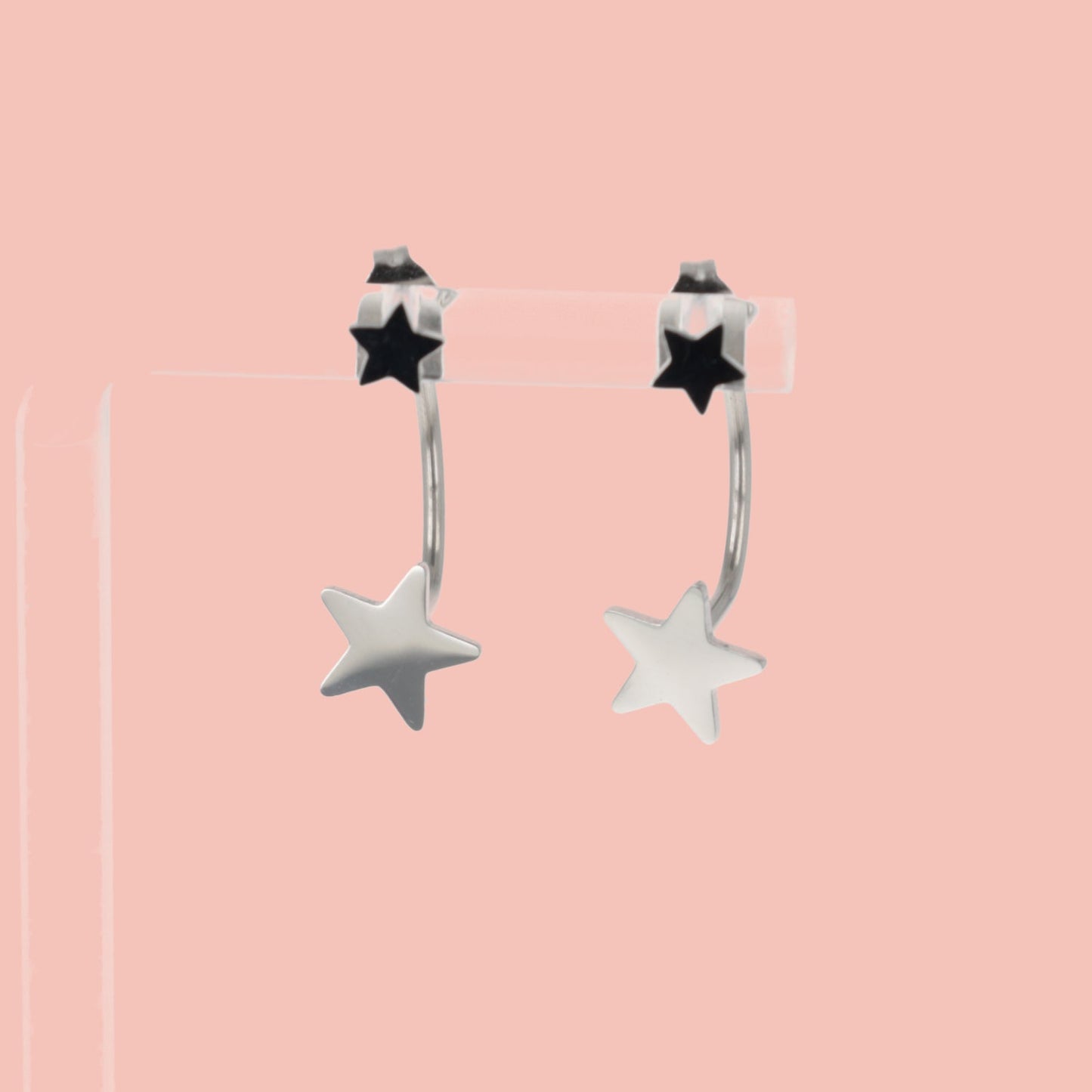 Star Ear Jacket Earrings