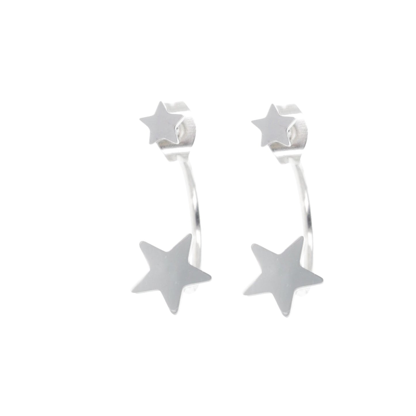 Star Ear Jacket Earrings